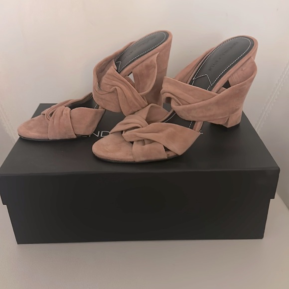 Kendall & Kylie Demi double strap suede mules - Picture 4 of 8